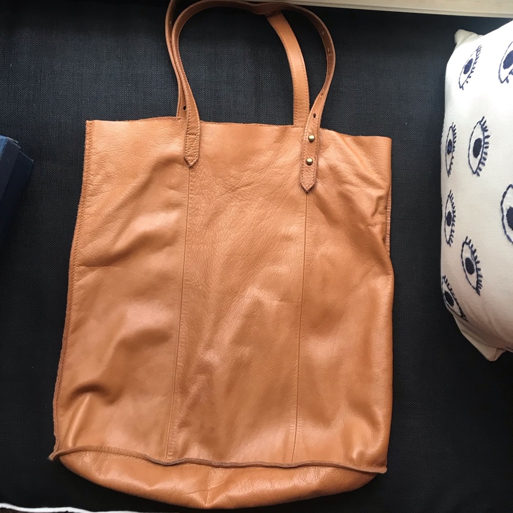 Madewell Leather Tote Bag